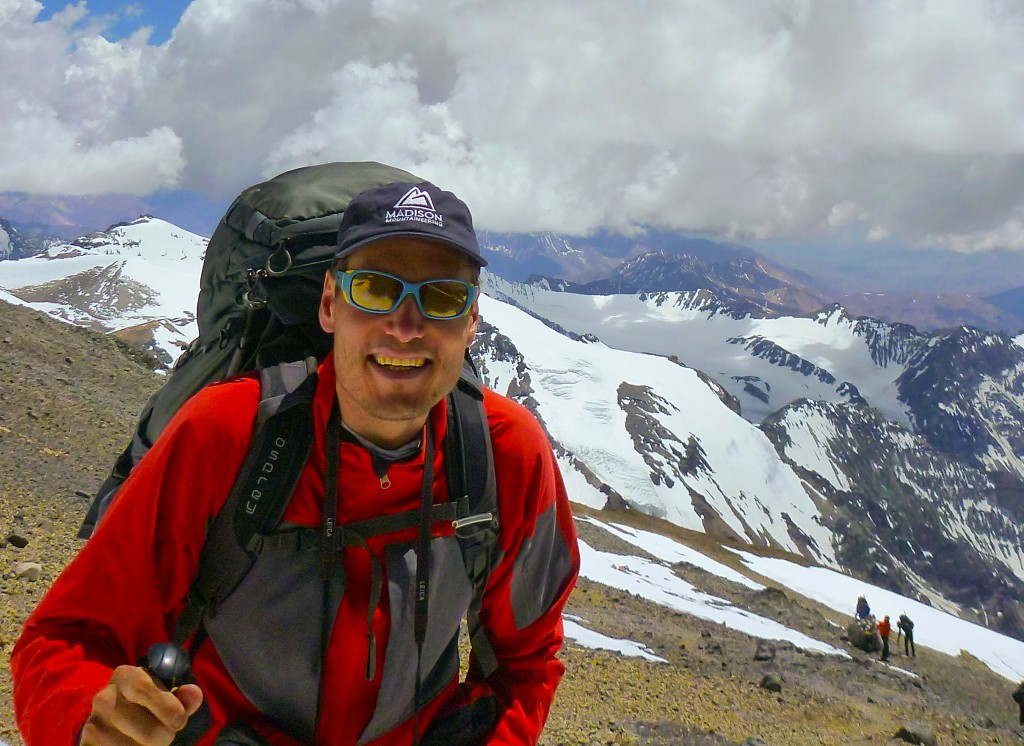 Bernd on the way to Camp 3