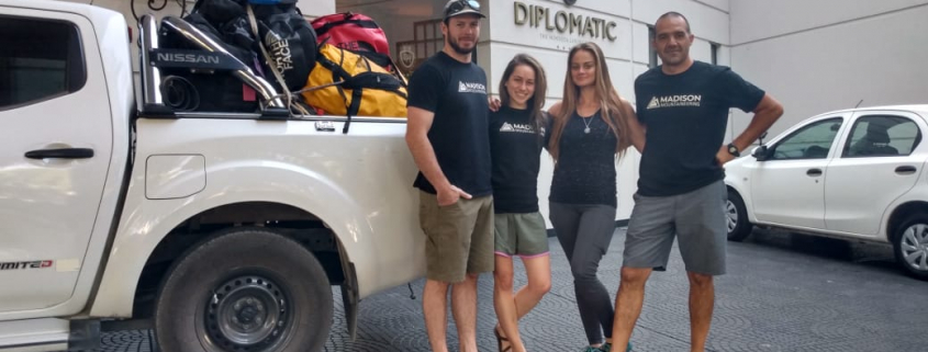 Team loaded up and heading to Los Penitentes