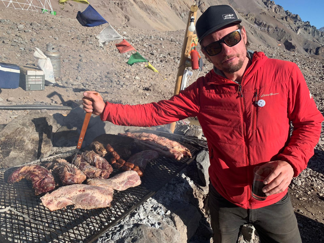 Sid Pattison, the barbecue chief!