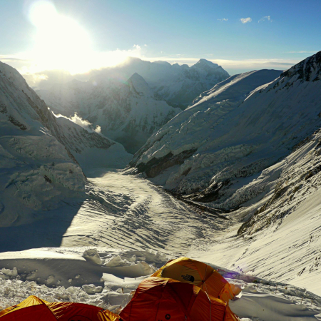 Camp 3 on the Lhotse face