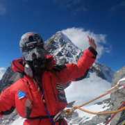 Kristin H on Lhotse