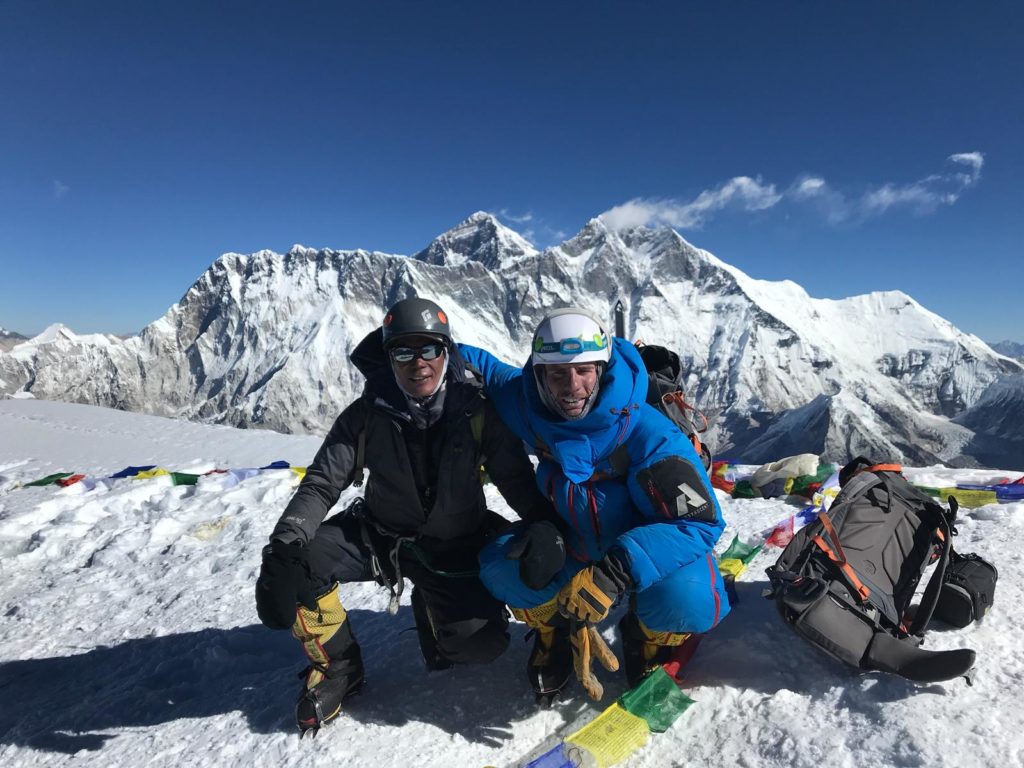 Sid and Siddhi on the summit