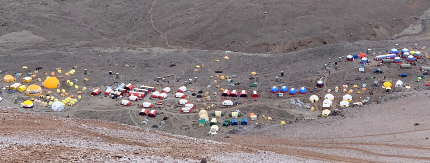 Plaza de Mulas base camp