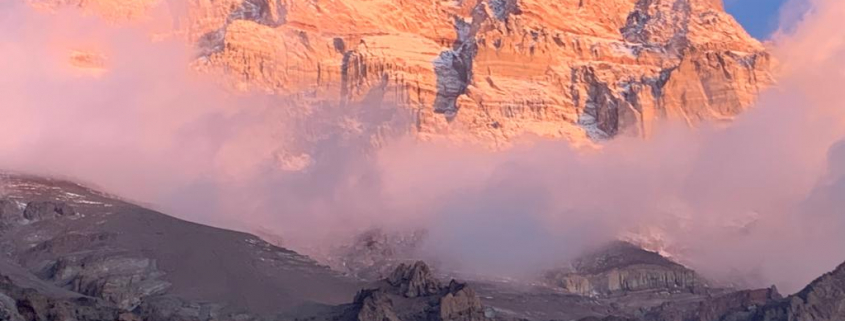 Aconcagua catching the evening light