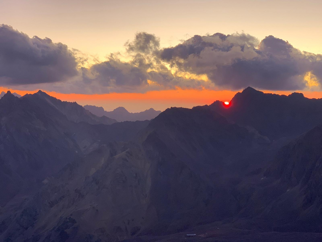 Sunset from Aconcagua Camp 1 (5052m/16,575ft)