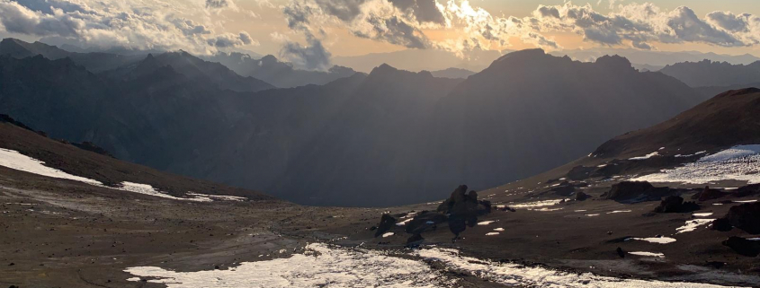 The view from Camp 2 on Aconcagua