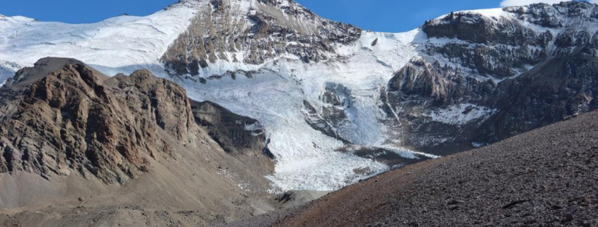 The view from Canada Camp (C1) on Aconcagua