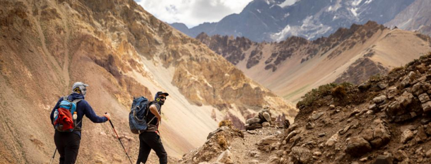 Approaching Confluencia Camp. Photo: Terray Sylvester