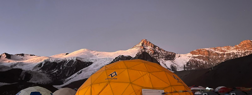 Clear skies over base camp!