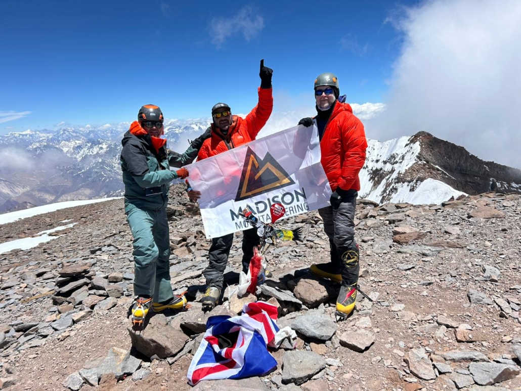 The December 7, 2024 expedition team on the summit!