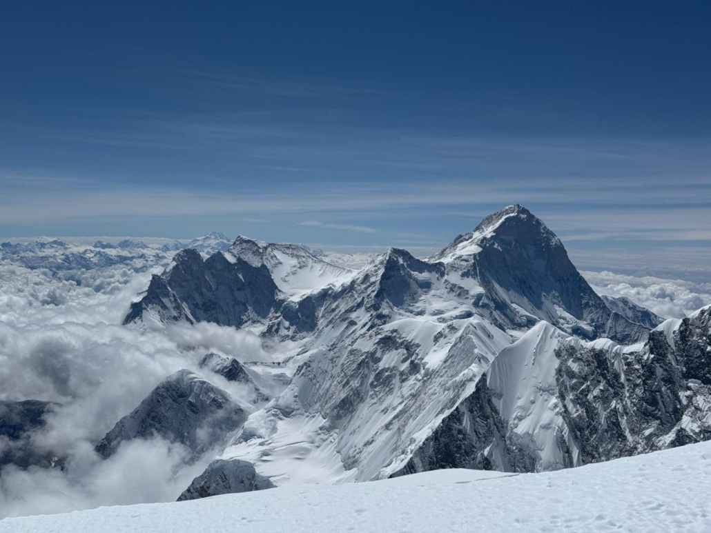 Looking out towards Makalu from the South Col.